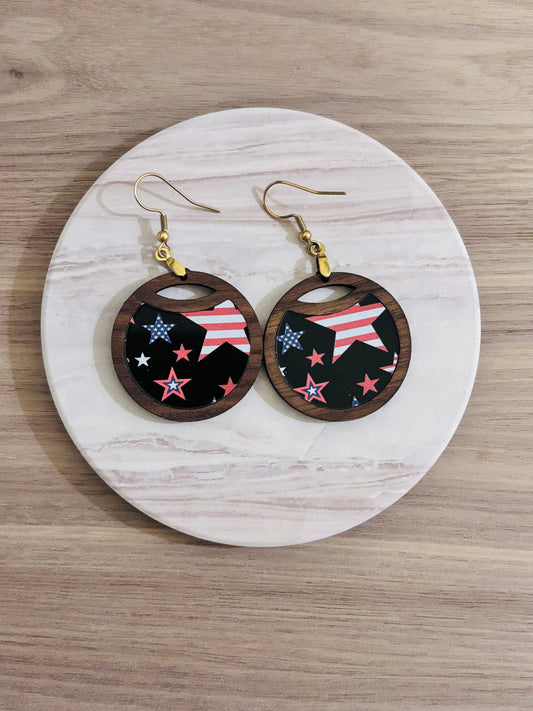 Americana Stars & Stripes Earrings