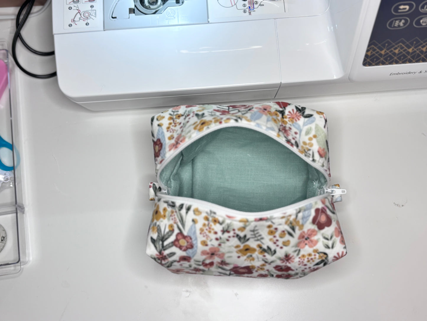 Quilted Makeup Bag – Handmade Faith-Based Gift