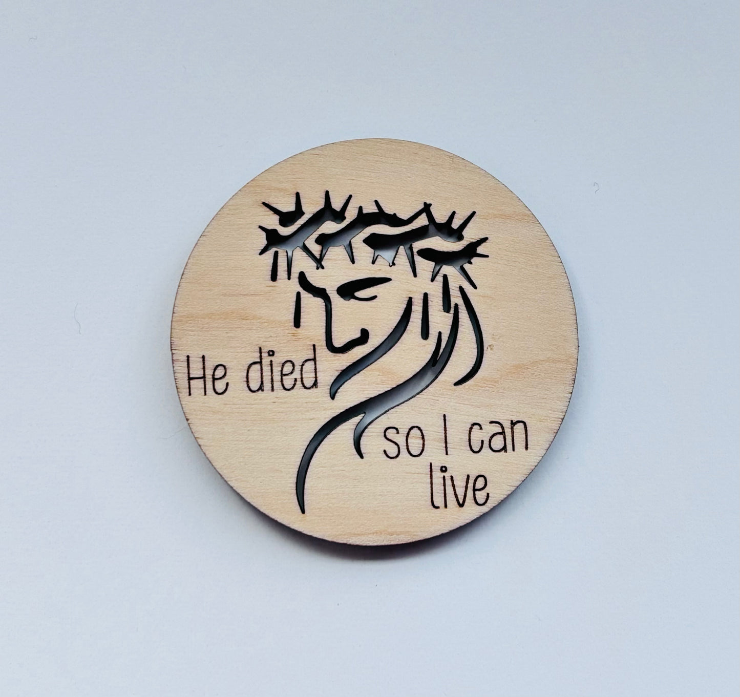 Christian Wooden Magnets β Faith-Based Fridge Decor with Bible Verses & Cross Designs