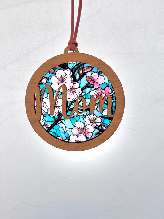Cherry Blossom Car Charm/Suncatcher for Mom, Nana, or Grandma
