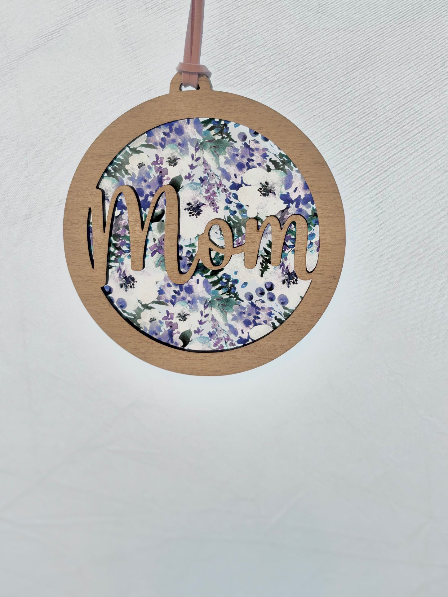 Purple Bloom Car Charm/Sun Catcher – Mom, Nana, or Grandma