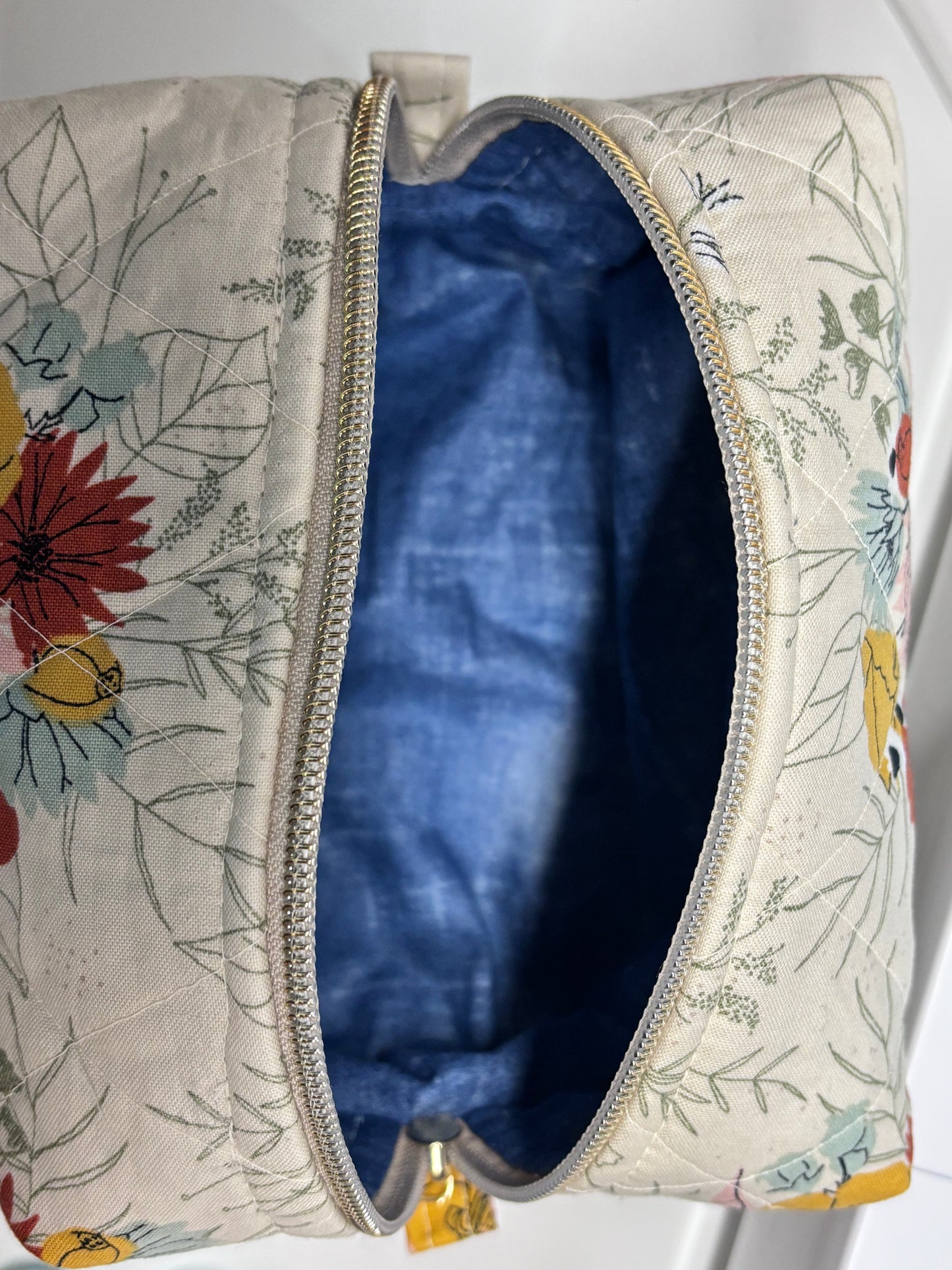 Quilted Makeup Bag – Handmade Faith-Based Gift