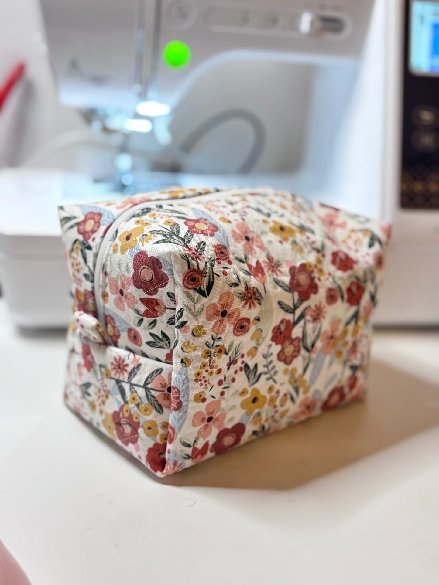 Quilted Makeup Bag – Handmade Faith-Based Gift