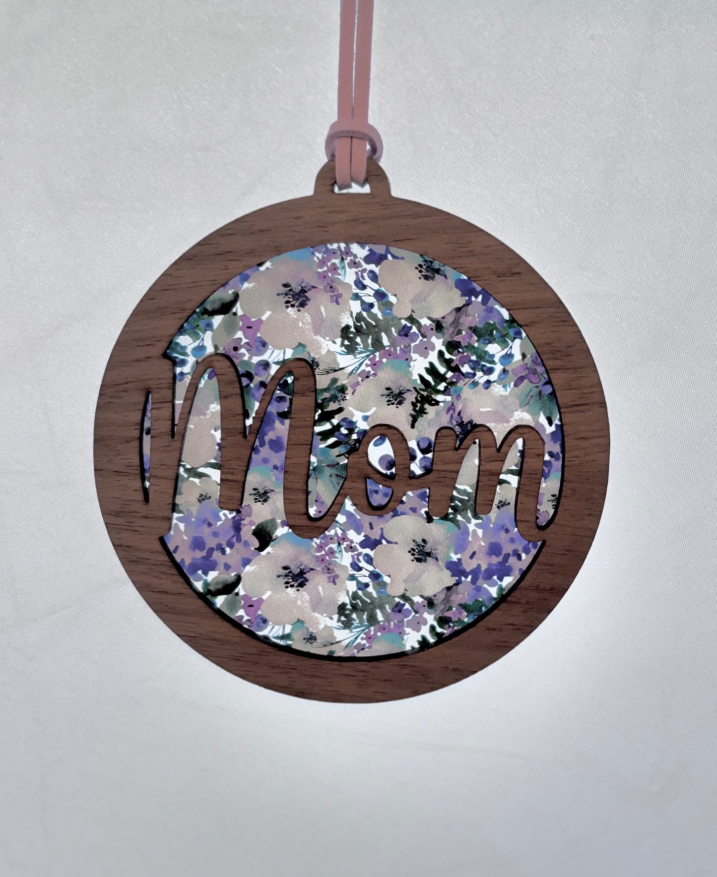 Purple Bloom Car Charm/Sun Catcher – Mom, Nana, or Grandma