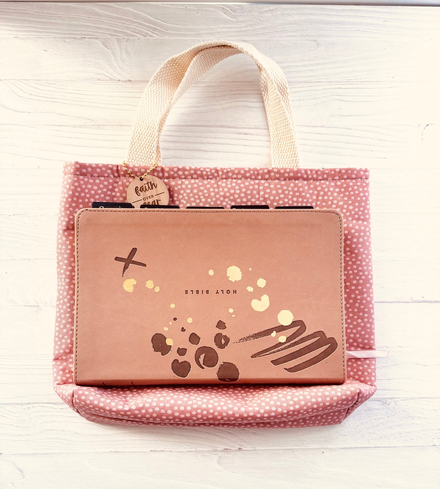 Handmade Bible Tote Bag – Christian Gift