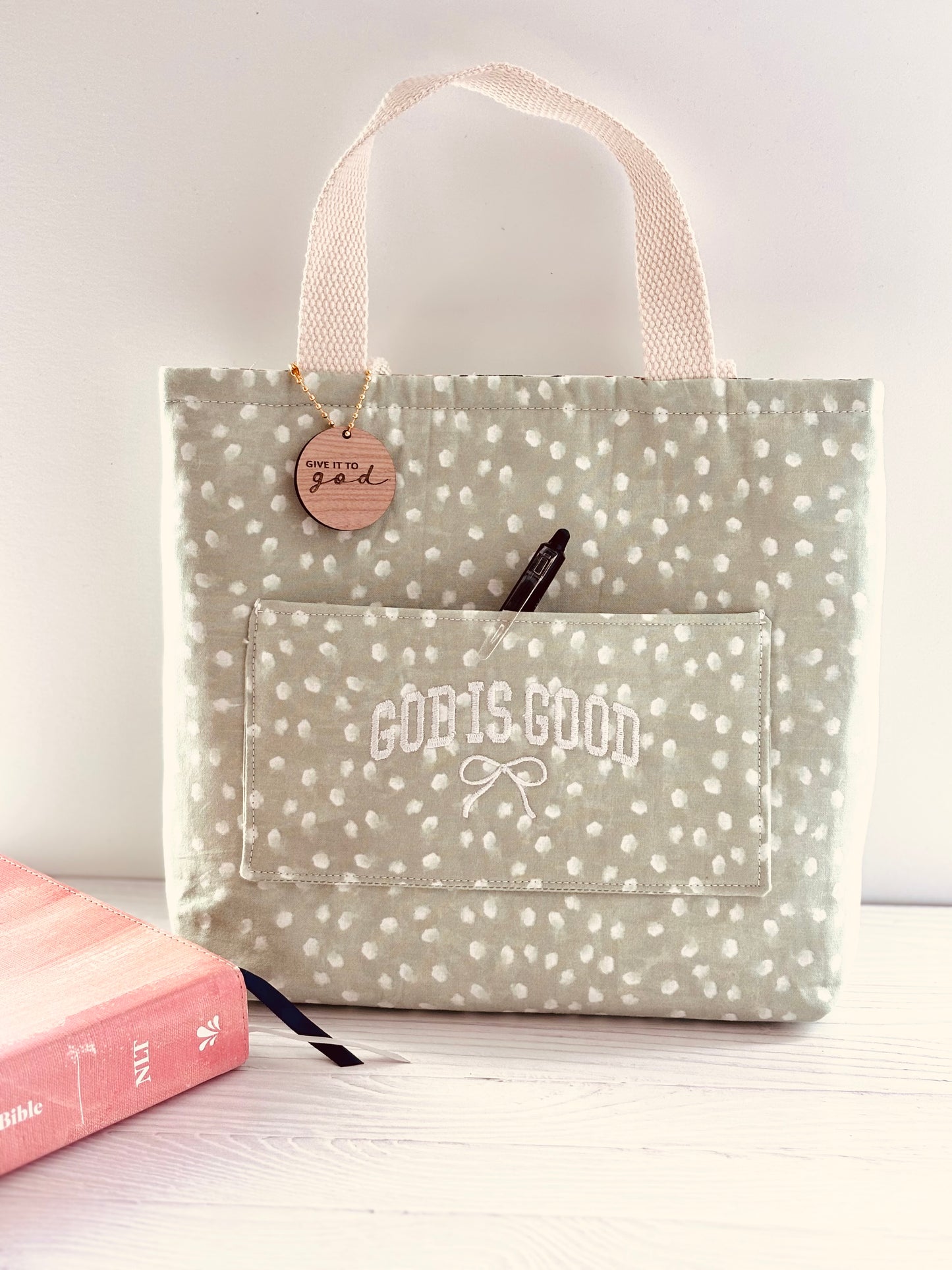 Bible Tote Bag | Handmade Christian Gift