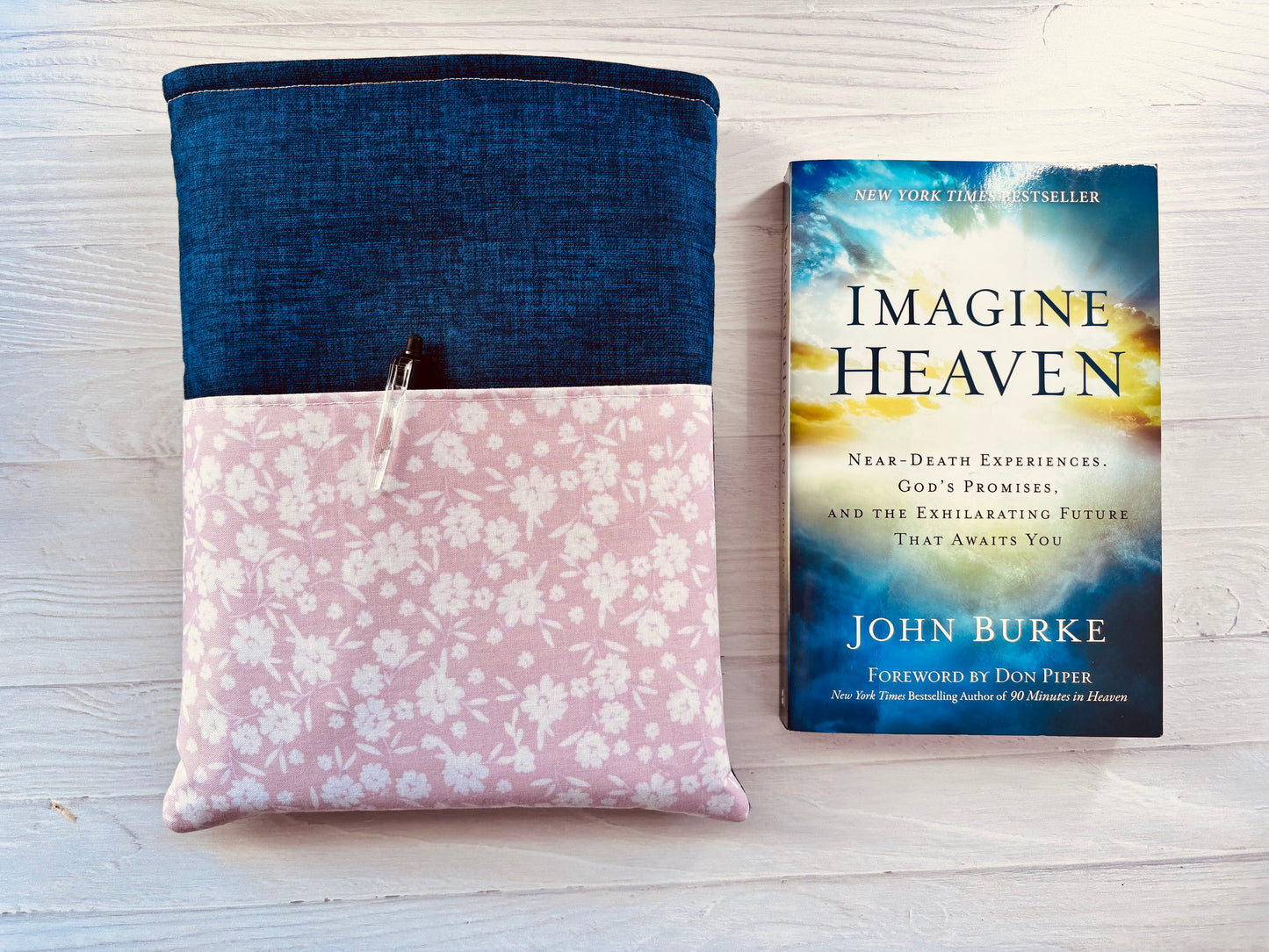 Handmade Bible Sleeve with Pocket