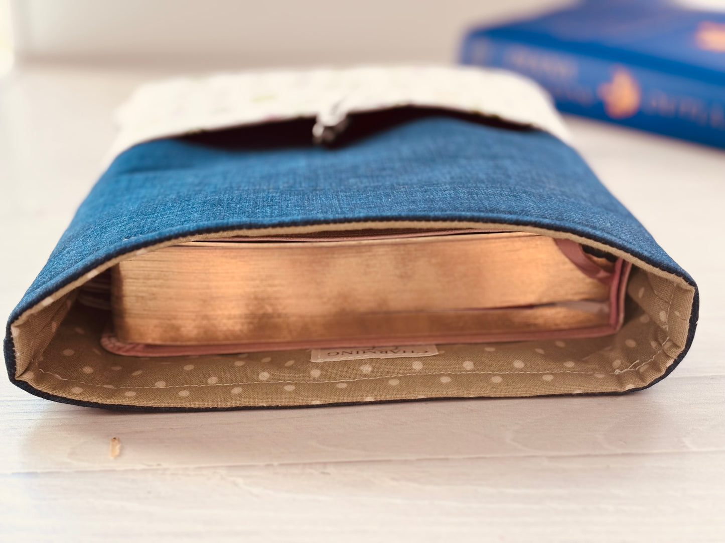 Handmade Bible Sleeve with Pocket