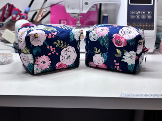 Quilted Makeup Bag – Handmade Faith-Based Gift