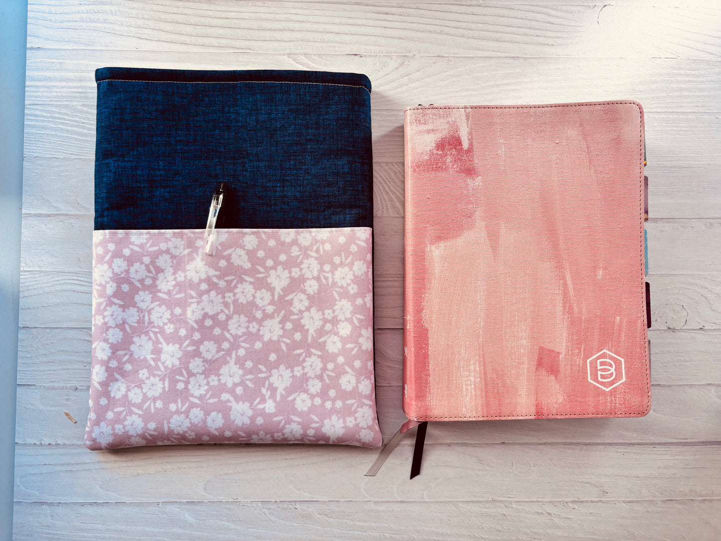 Handmade Bible Sleeve with Pocket