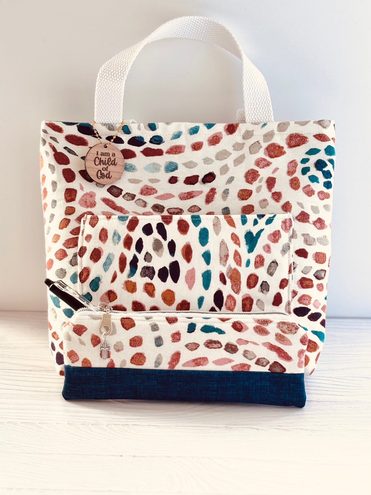 Handmade Quilted Pencil Pouches – Christian Gifts (matching Bible totes sold separately)