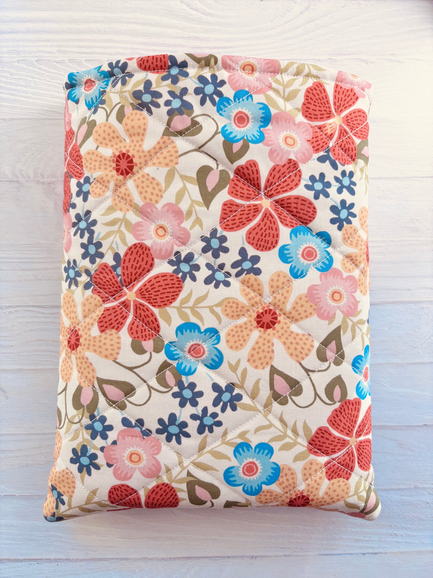 Handmade Quilted Bible Sleeve with Pocket