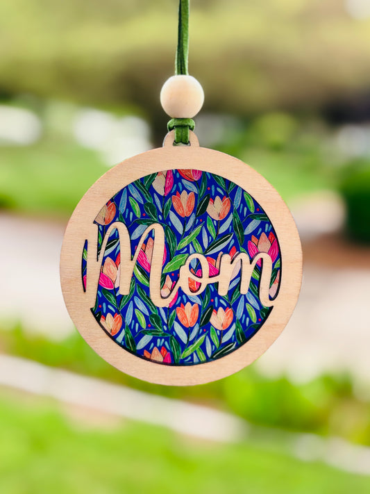 Tulip Bloom Car Charm/Suncatcher – Mom, Nana, or Grandma