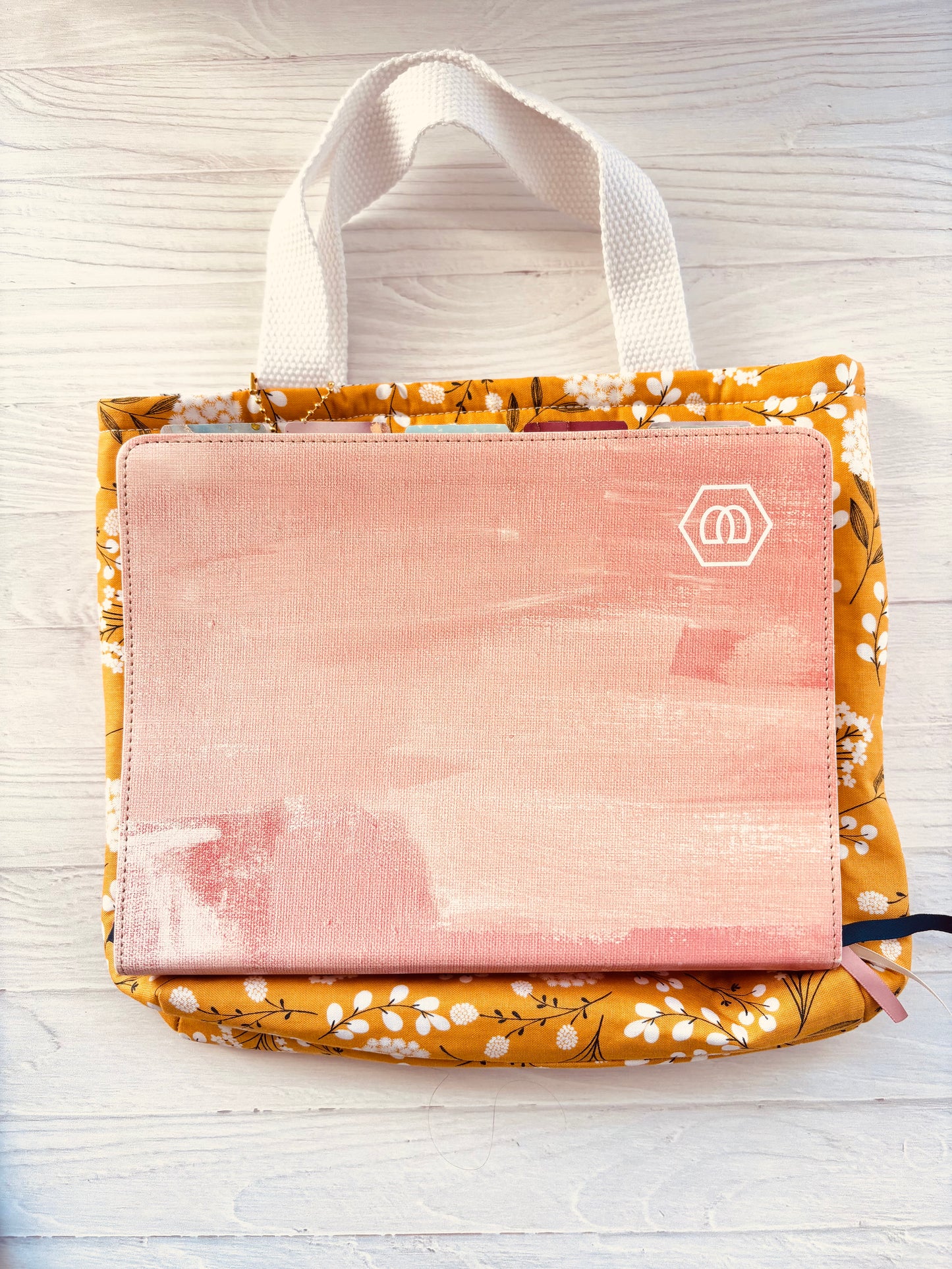 Handmade Bible Tote Bag – Floral Christian Gift