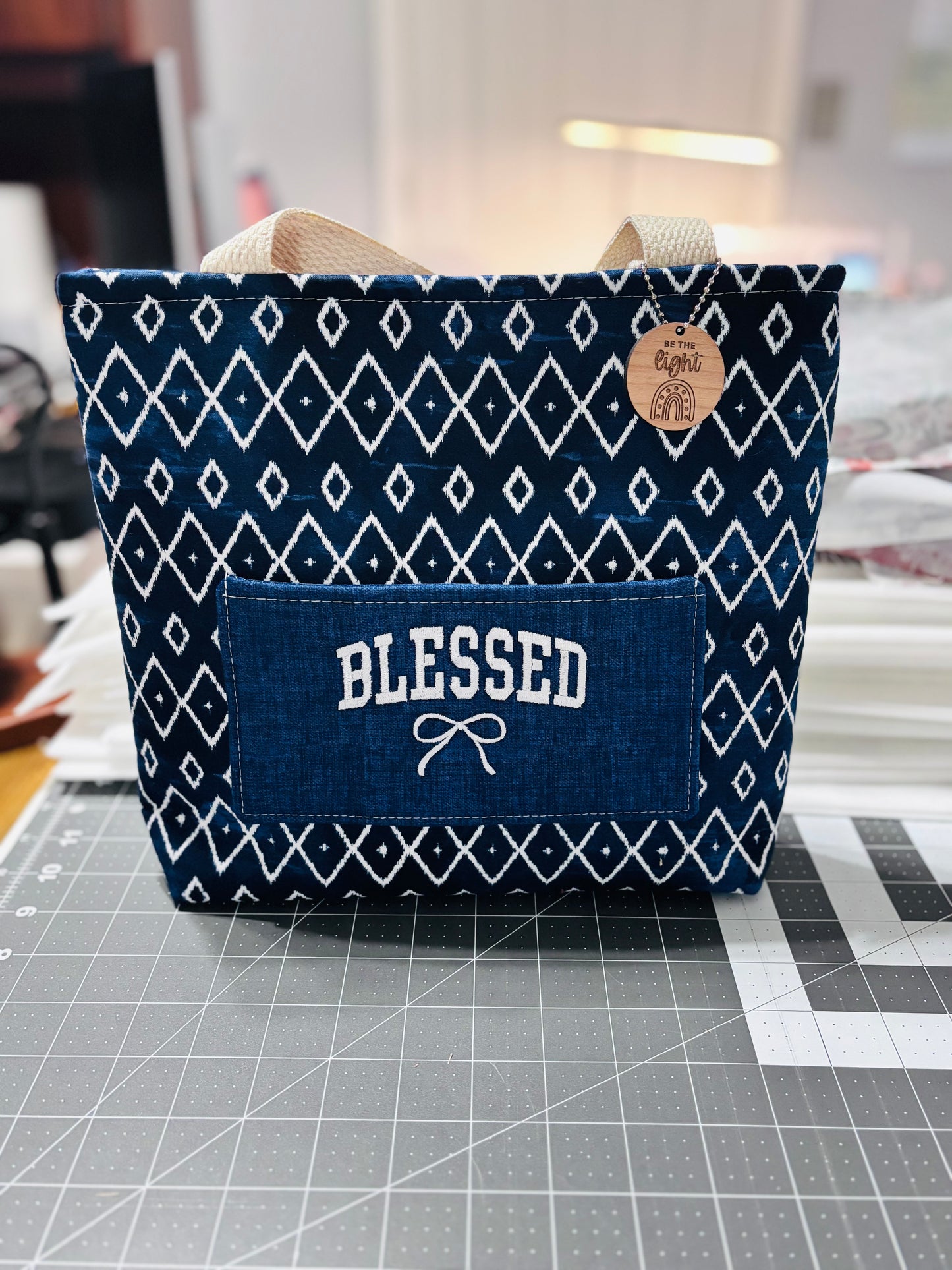 Handmade Bible Tote Bag – Christian Gift - Large Size