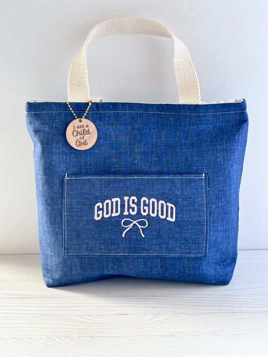 Handmade Bible Tote Bag – Christian Gift