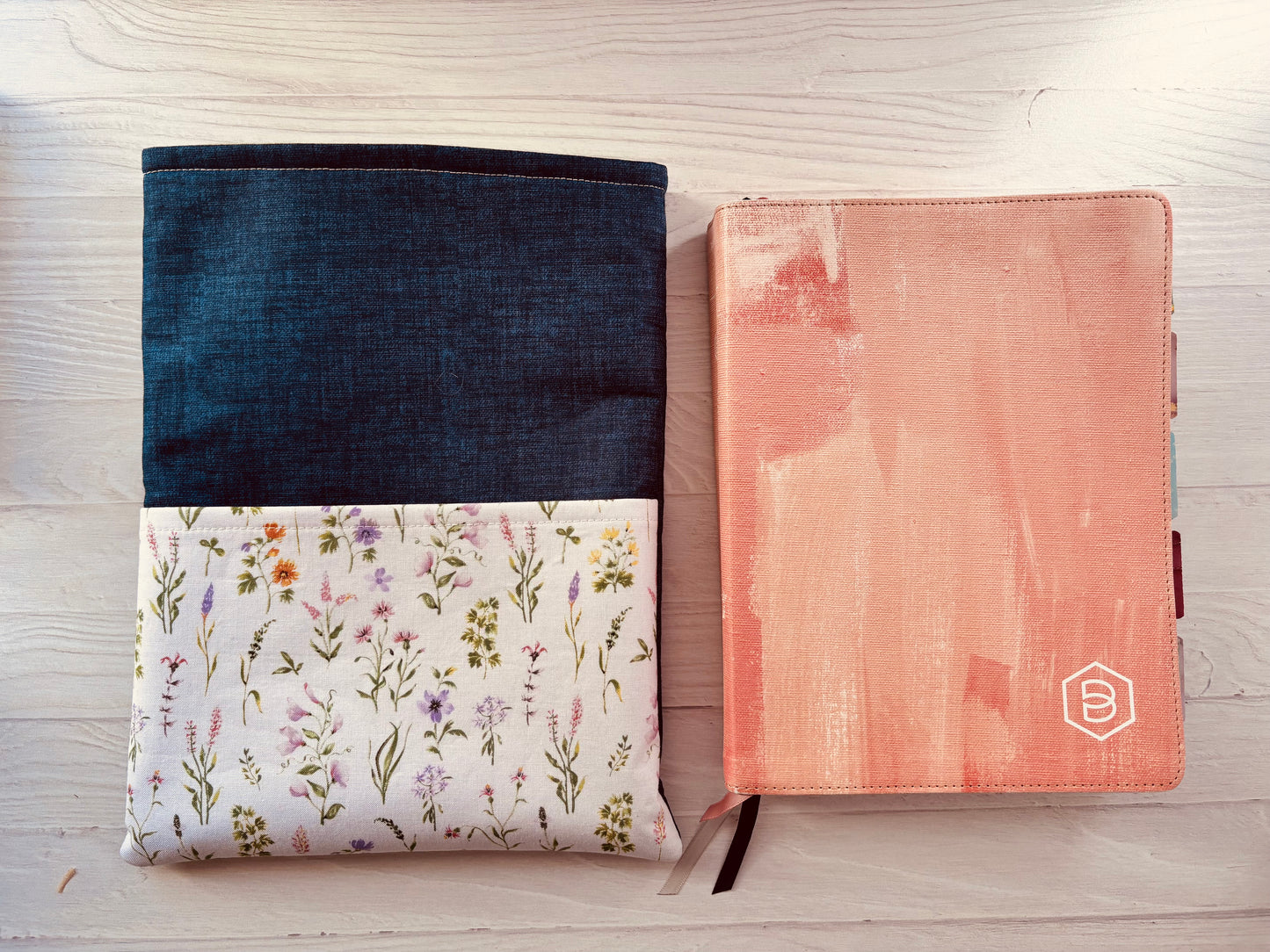 Handmade Bible Sleeve with Pocket