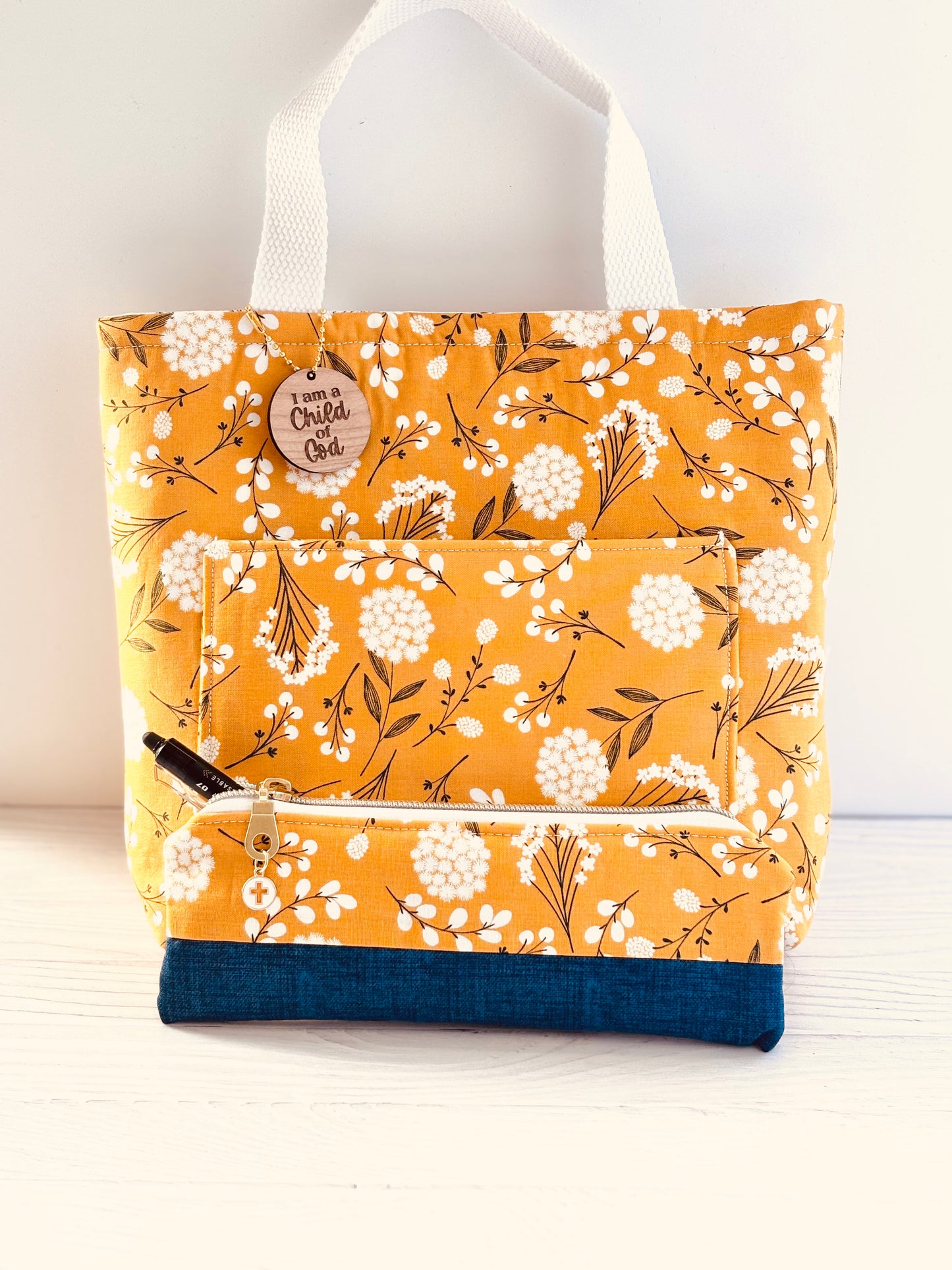 Handmade Quilted Pencil Pouches – Christian Gifts (matching Bible totes sold separately)