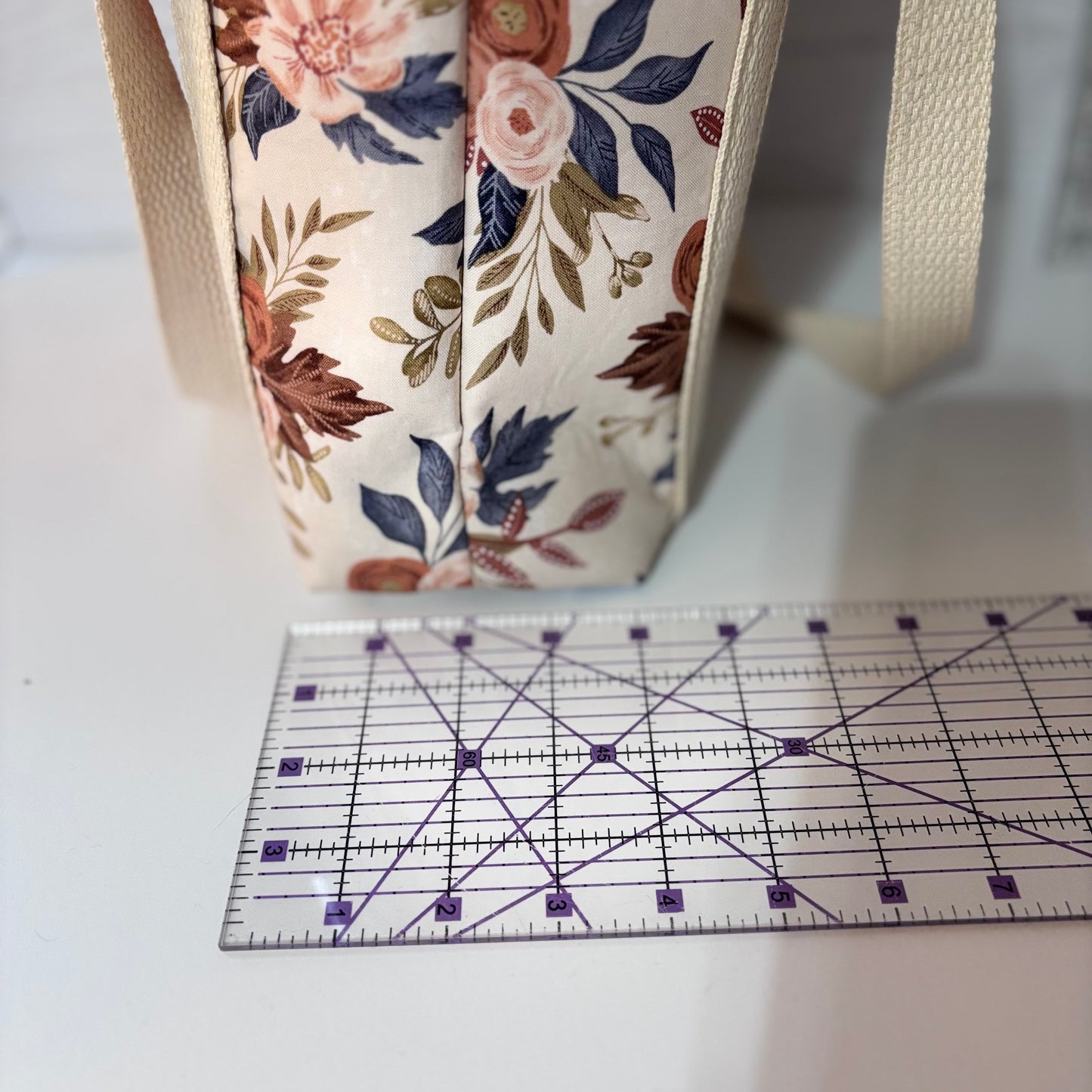 Christian Bible Tote Bag – Faith Message Faux Leather Patch