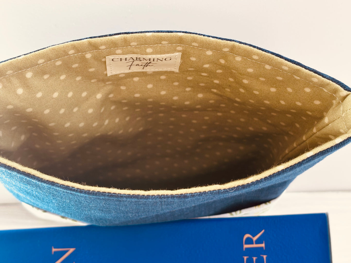 Handmade Bible Sleeve with Pocket