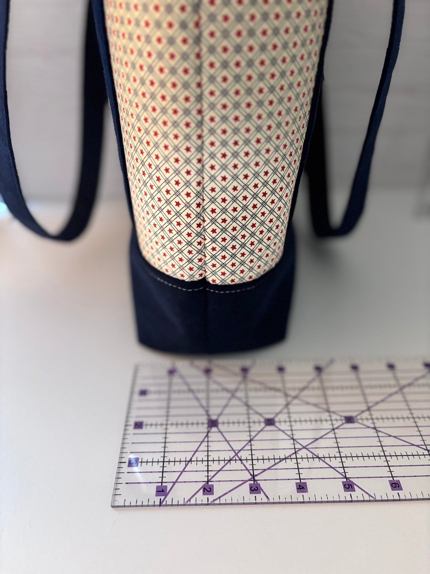 Christian Bible Tote Bag – Faith Message Faux Leather Patch