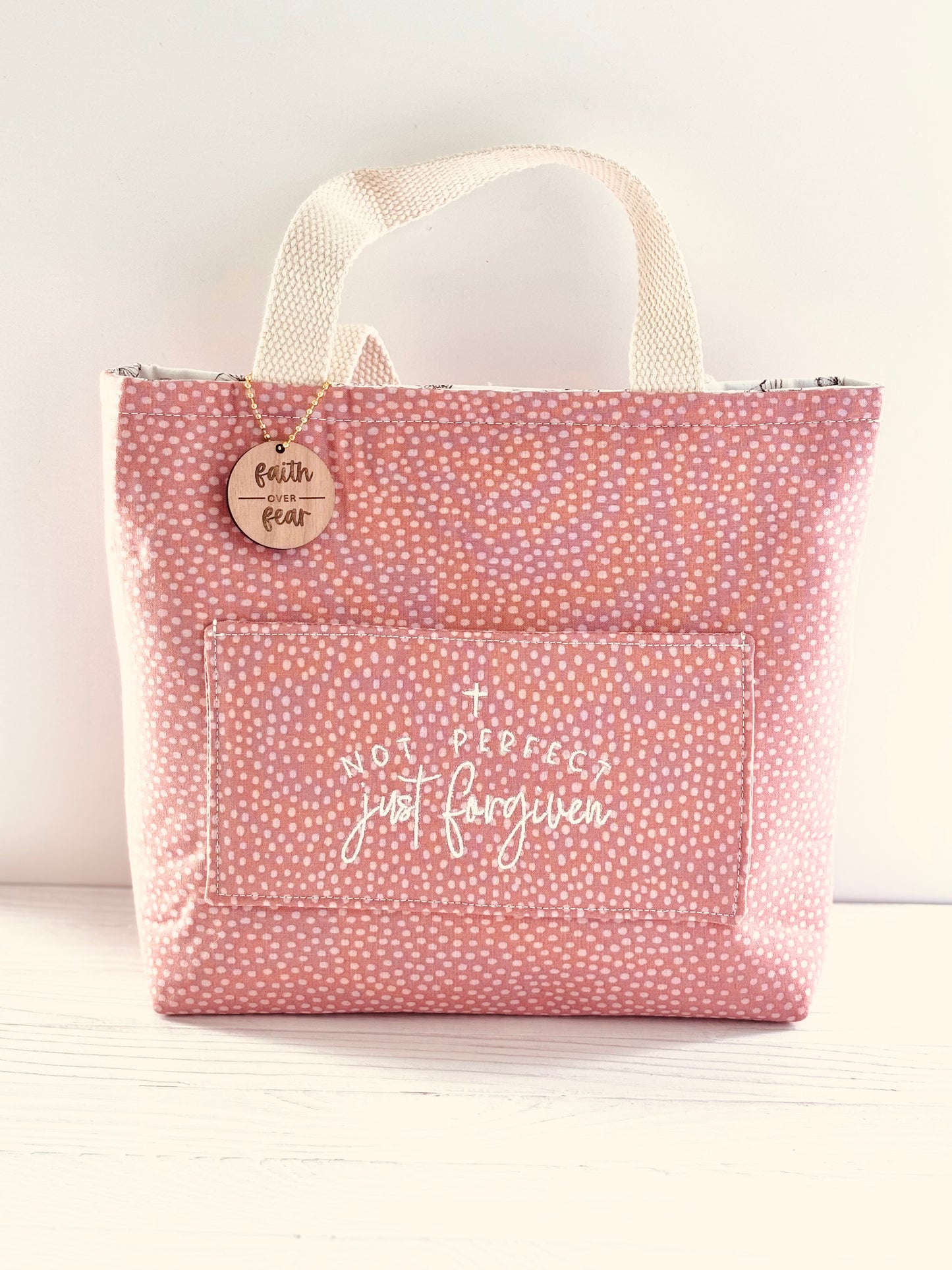 Handmade Bible Tote Bag – Christian Gift