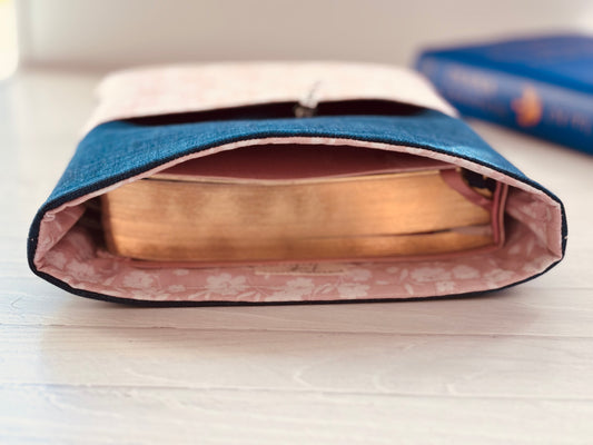 Handmade Bible Sleeve with Pocket