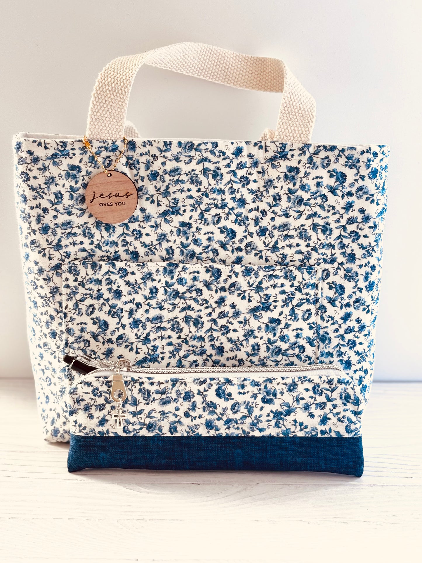 Handmade Quilted Pencil Pouches – Christian Gifts (matching Bible totes sold separately)