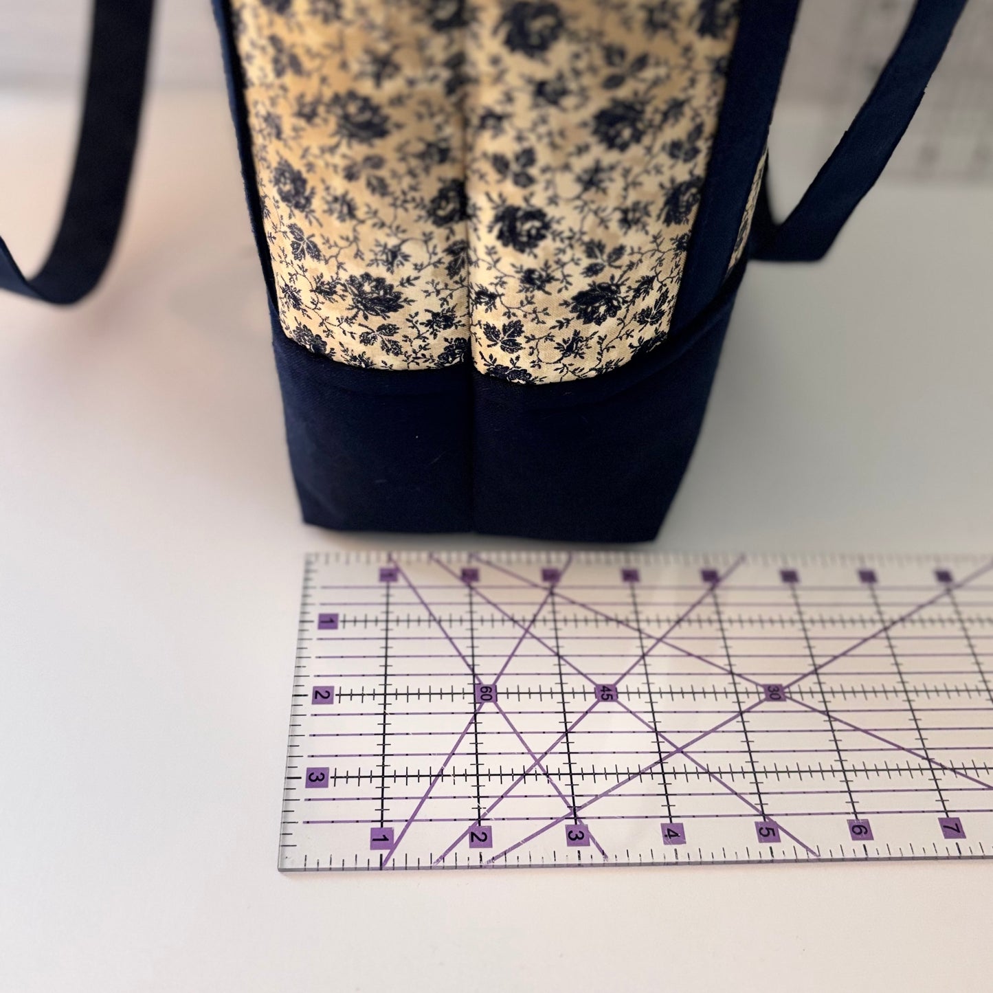 Christian Bible Tote Bag – Faith Message Faux Leather Patch