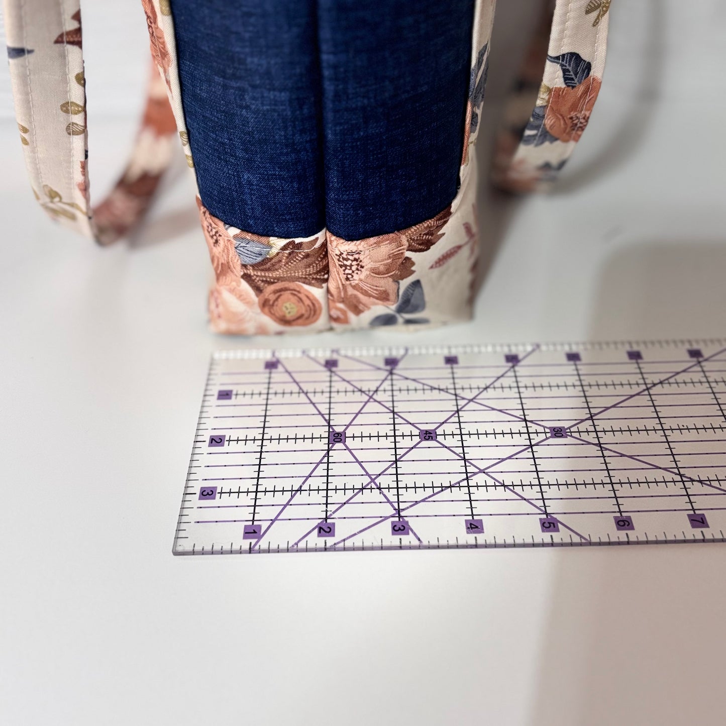 Christian Bible Tote Bag – Faith Message Faux Leather Patch