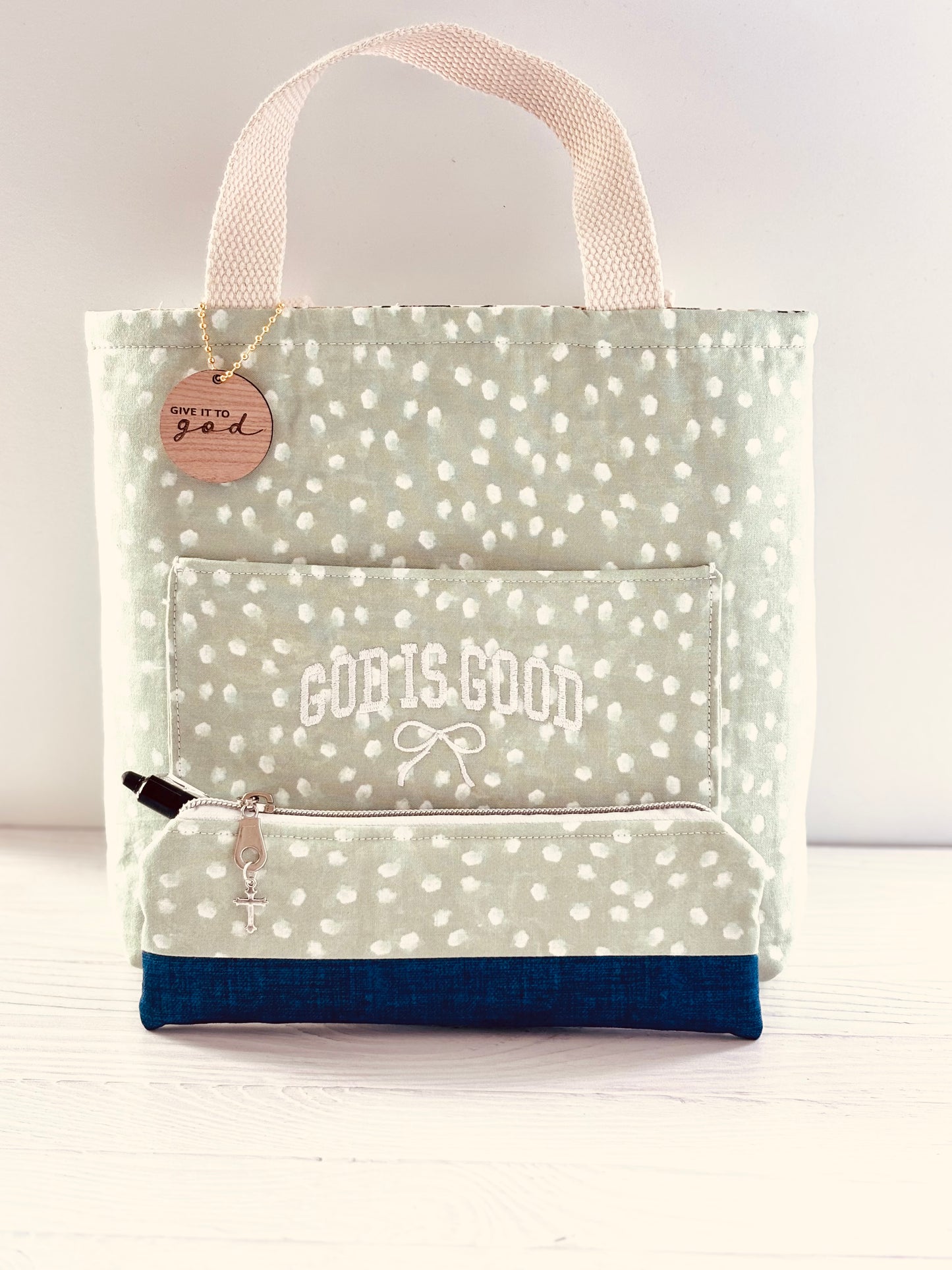 Handmade Quilted Pencil Pouches – Christian Gifts (matching Bible totes sold separately)