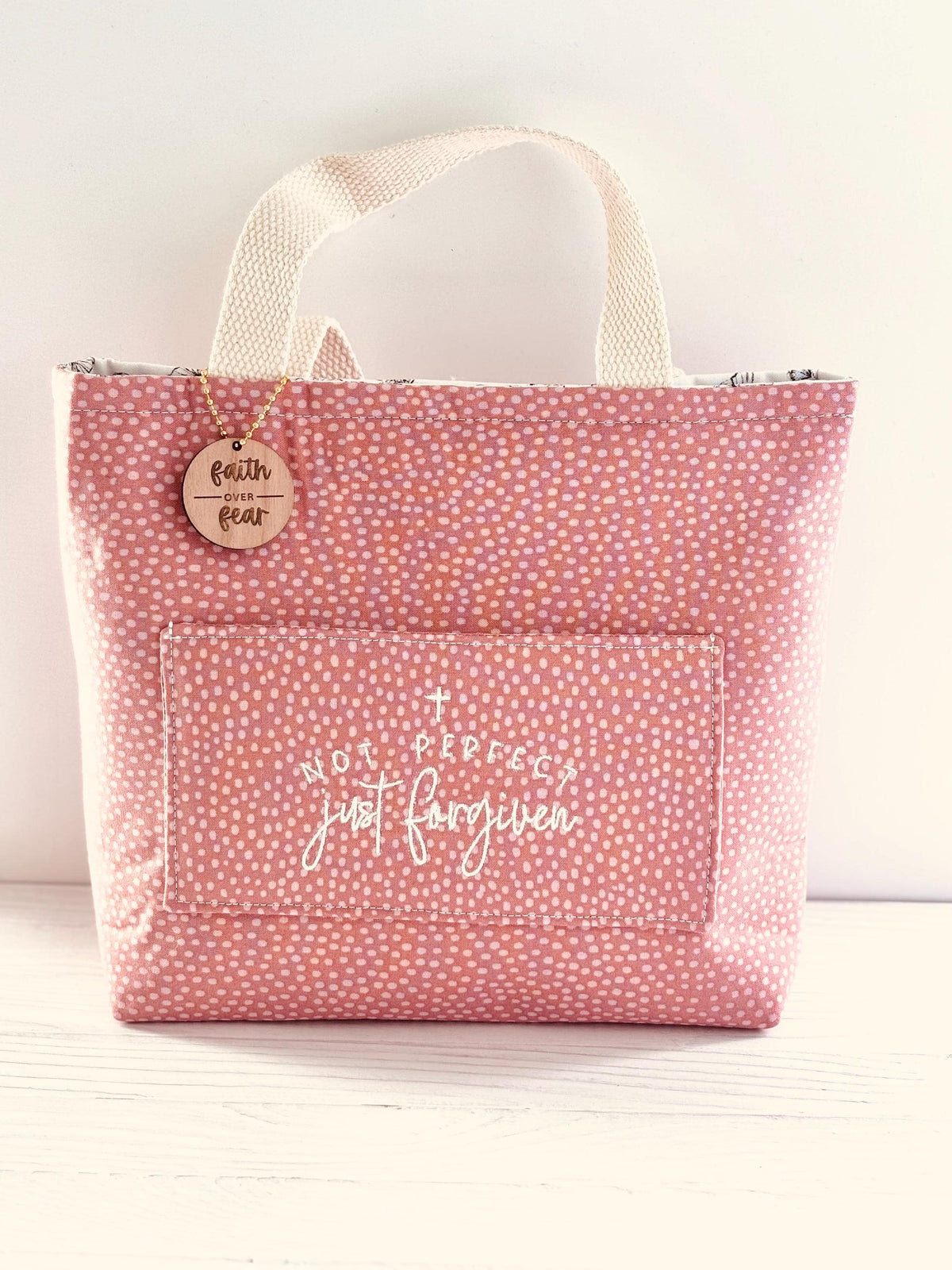 Bible Tote Bag for Women, Bible Study Bag, Christian Gift for Her, Church Bag, Bible Bag